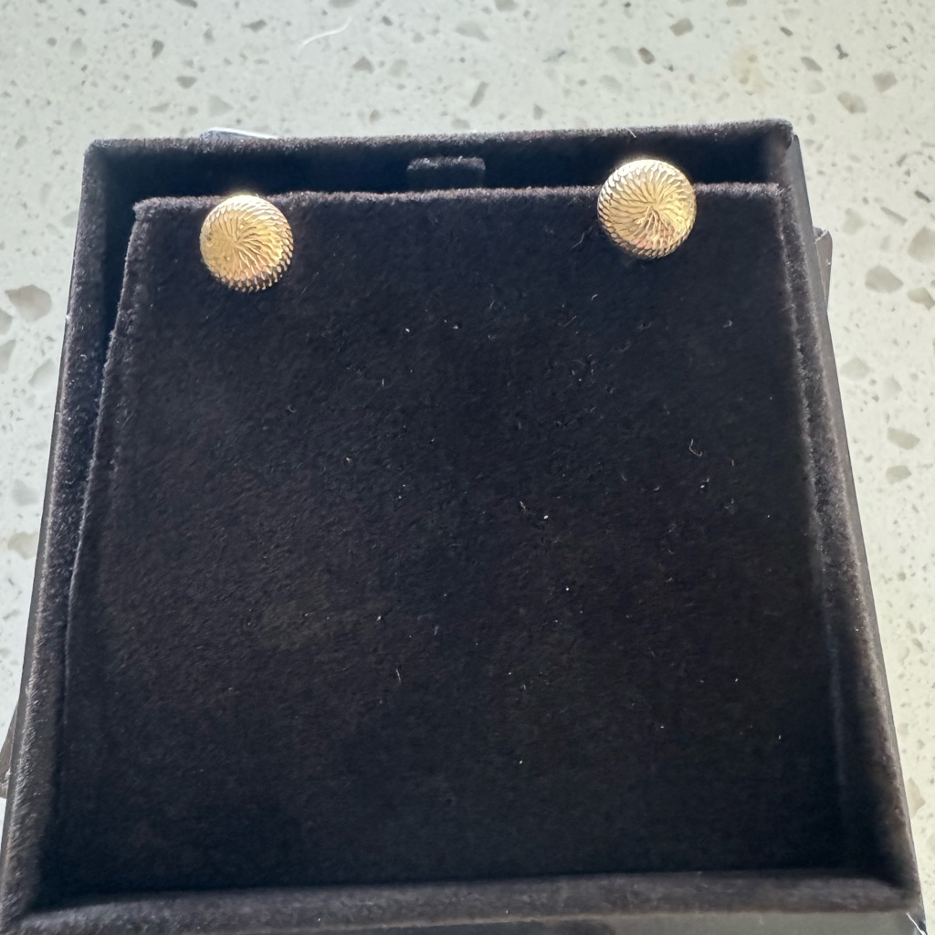 Minimalist Gold Stud Earrings